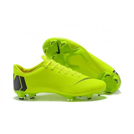 Nouvelles Chaussures football Nike Mercurial Vapor XII Pro FG Vert Noir