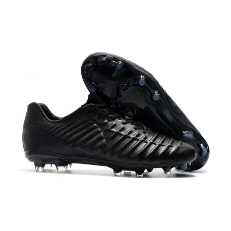 Nouvelles Crampons pour Hommes - Nike Tiempo Legend VII FG Tout Noir