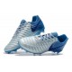 Nouvelles Crampons pour Hommes - Nike Tiempo Legend VII FG Bleu Argent