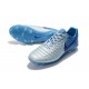 Nouvelles Crampons pour Hommes - Nike Tiempo Legend VII FG Bleu Argent