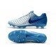 Nouvelles Crampons pour Hommes - Nike Tiempo Legend VII FG Bleu Argent