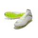 Chaussure Hypervenom Phantom III Elite DF FG pour Hommes Blanc Gris Métallique Volt