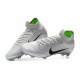 Chaussures football Nike Mercurial Superfly VI 360 Elite FG pour Hommes Gris Argent