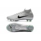 Chaussures football Nike Mercurial Superfly VI 360 Elite FG pour Hommes Gris Argent