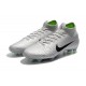 Chaussures football Nike Mercurial Superfly VI 360 Elite FG pour Hommes Gris Argent