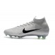 Chaussures football Nike Mercurial Superfly VI 360 Elite FG pour Hommes Gris Argent