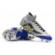 Chaussures football Nike Mercurial Superfly VI 360 Elite FG pour Hommes Argent Bleu Jaune