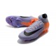 Chaussures football Nike Mercurial Superfly VI 360 Elite FG pour Hommes Violet Orange Noir
