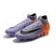 Chaussures football Nike Mercurial Superfly VI 360 Elite FG pour Hommes Violet Orange Noir