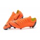 Nouveau Crampons de Football Nike Mercurial Vapor XII Elite FG Orange Noir