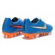 Chaussure de Football Nike Tiempo Legend FG - Bleu Orange Blanc