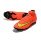 Chaussures football Nike Mercurial Superfly VI 360 Elite FG pour Hommes Orange Jaune