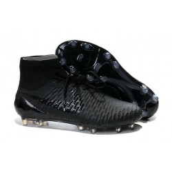 Crampons Football Magista Obra FG Chaussure Homme tout Noir