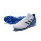 Nouvelles Crampons Foot Adidas Nemeziz Messi 18.1 FG Blanc Bleu