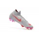 Chaussures football Nike Mercurial Superfly VI 360 Elite FG pour Hommes Gris Rouge