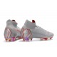 Chaussures football Nike Mercurial Superfly VI 360 Elite FG pour Hommes Gris Rouge