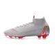 Chaussures football Nike Mercurial Superfly VI 360 Elite FG pour Hommes Gris Rouge