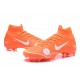 Chaussures football Nike Mercurial Superfly VI 360 Elite FG pour Hommes Orange Blanc Bleu Jaune Off-White For Nike