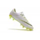 Nouveau Nike Crampons Hypervenom Phantom III Elite FG Blanc Gris Métallique Volt