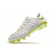 Nouveau Nike Crampons Hypervenom Phantom III Elite FG Blanc Gris Métallique Volt