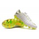 Nouveau Nike Crampons Hypervenom Phantom III Elite FG Blanc Gris Métallique Volt