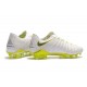 Nouveau Nike Crampons Hypervenom Phantom III Elite FG Blanc Gris Métallique Volt