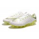 Nouveau Nike Crampons Hypervenom Phantom III Elite FG Blanc Gris Métallique Volt