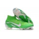 Chaussures football Nike Mercurial Superfly VI 360 Elite FG pour Hommes Argent Vert