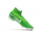 Chaussures football Nike Mercurial Superfly VI 360 Elite FG pour Hommes Argent Vert