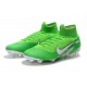 Chaussures football Nike Mercurial Superfly VI 360 Elite FG pour Hommes Argent Vert