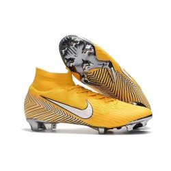 Chaussures football Nike Mercurial Superfly VI 360 Elite FG pour Hommes Jaune Amarillo Noir Blanc
