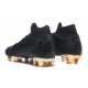 Chaussures football Nike Mercurial Superfly VI 360 Elite FG pour Hommes Or Noir