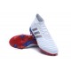 Chaussures de Football Pour Hommes - adidas Predator Telstar 18.1 FG Argent Rouge Bleu