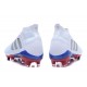 Chaussures de Football Pour Hommes - adidas Predator Telstar 18.1 FG Argent Rouge Bleu