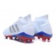 Chaussures de Football 2018 - adidas Predator Telstar 18+ FG Argent Rouge Bleu