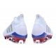 Chaussures de Football 2018 - adidas Predator Telstar 18+ FG Argent Rouge Bleu