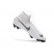 Chaussures football Nike Mercurial Superfly VI 360 Elite FG pour Hommes Blanc Noir