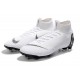 Chaussures football Nike Mercurial Superfly VI 360 Elite FG pour Hommes Blanc Noir