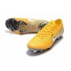 Nouveau Crampons de Football Nike Mercurial Vapor XII Elite FG Jaune Amarillo Noir Blanc