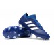 Nouvelles Crampons Foot Adidas Nemeziz Messi 18.1 FG Bleu Blanc