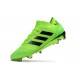 Nouvelles Crampons Foot Adidas Nemeziz Messi 18.1 FG Vert Noir