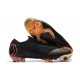 Nouveau Crampons de Football Nike Mercurial Vapor XII Elite FG Noir Orange Total Blanc