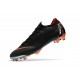 Nouveau Crampons de Football Nike Mercurial Vapor XII Elite FG Noir Orange Total Blanc