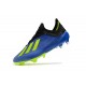 Chaussures de football 2018 - Adidas X 18.1 FG - Bleu Jaune Noir