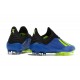 Chaussures de football 2018 - Adidas X 18.1 FG - Bleu Jaune Noir