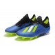 Chaussures de football 2018 - Adidas X 18.1 FG - Bleu Jaune Noir