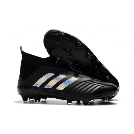 Chaussures de Football 2018 - adidas Predator 18+ FG Noir Argent