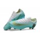 Nouveau Crampons de Football Nike Mercurial Vapor XII Elite FG Métallisé Blanc Or Bleu