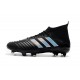 Crampon de Foot Pas Cher 2018- Adidas Predator 18.1 FG Noir argent