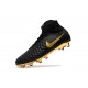 Chaussures de Foot Nike Magista Obra II DF ACC FG Or Noir